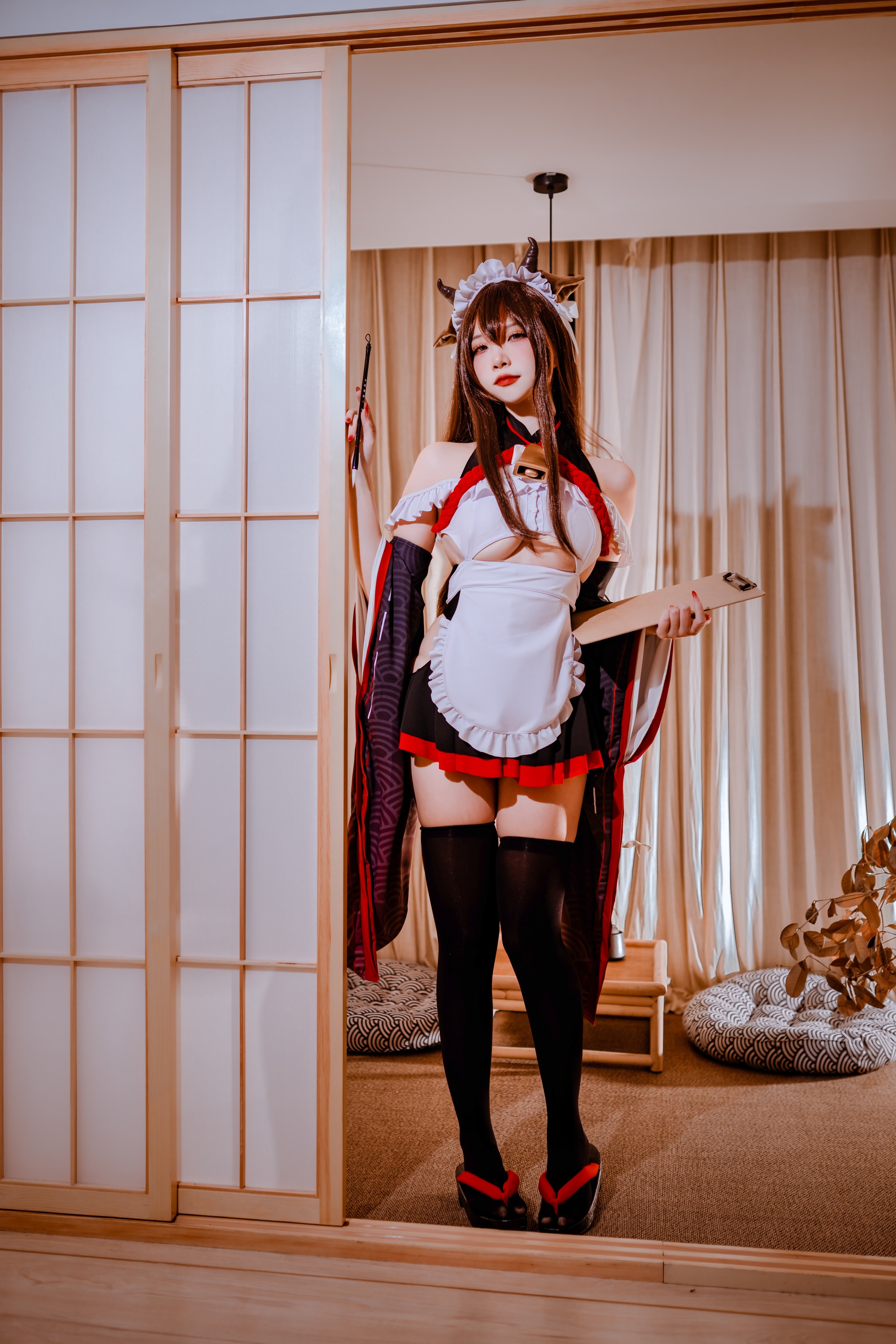 二佐Nisa - NO.151 碧蓝樫野女仆[33P]-XikXak
